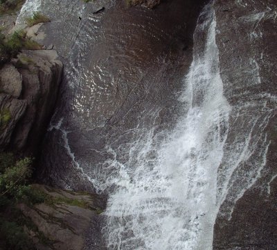 Hector Falls, below Highway 414