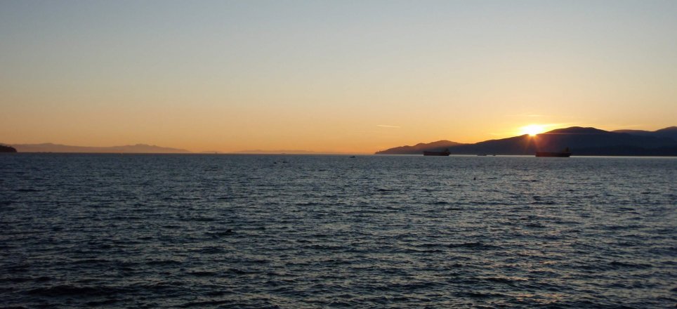 The Georgia Straight, from Stanley Park