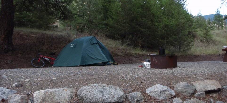 Camp at Stemwinder Provincial Park