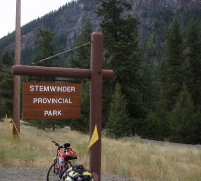 Entrance, Stemwinder Provincial Park