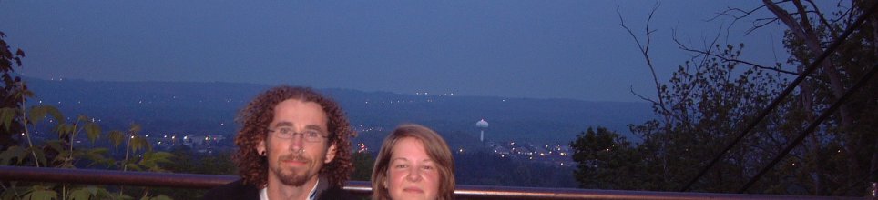 Leaving Hamilton and looking back from the top of the Niagara Escarpment