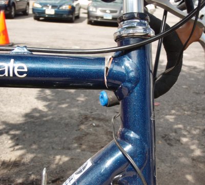 Cracked frame — 1983 Cannondale